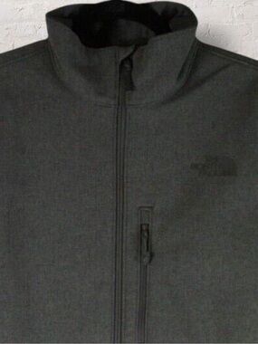 The North Face Apex Bionic 3 Jacket Mens Large Gray Soft Shell Full Zip